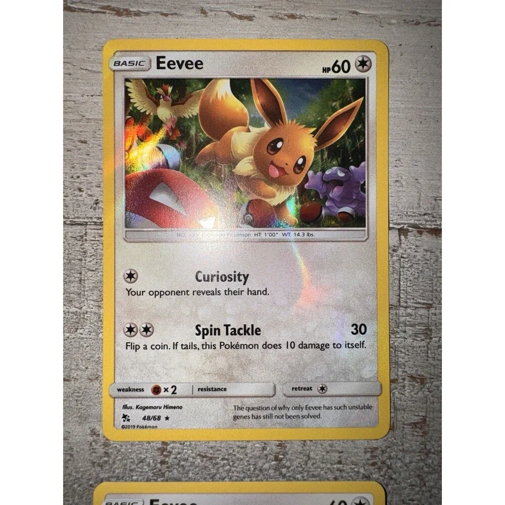 Pokémon Eevee 6 Card Lot Hidden Fates Reverse Holo Evolving Skies Prismatic